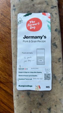 32 packs farmers dog/$200