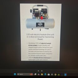 2 Person Hookah Diving Rig