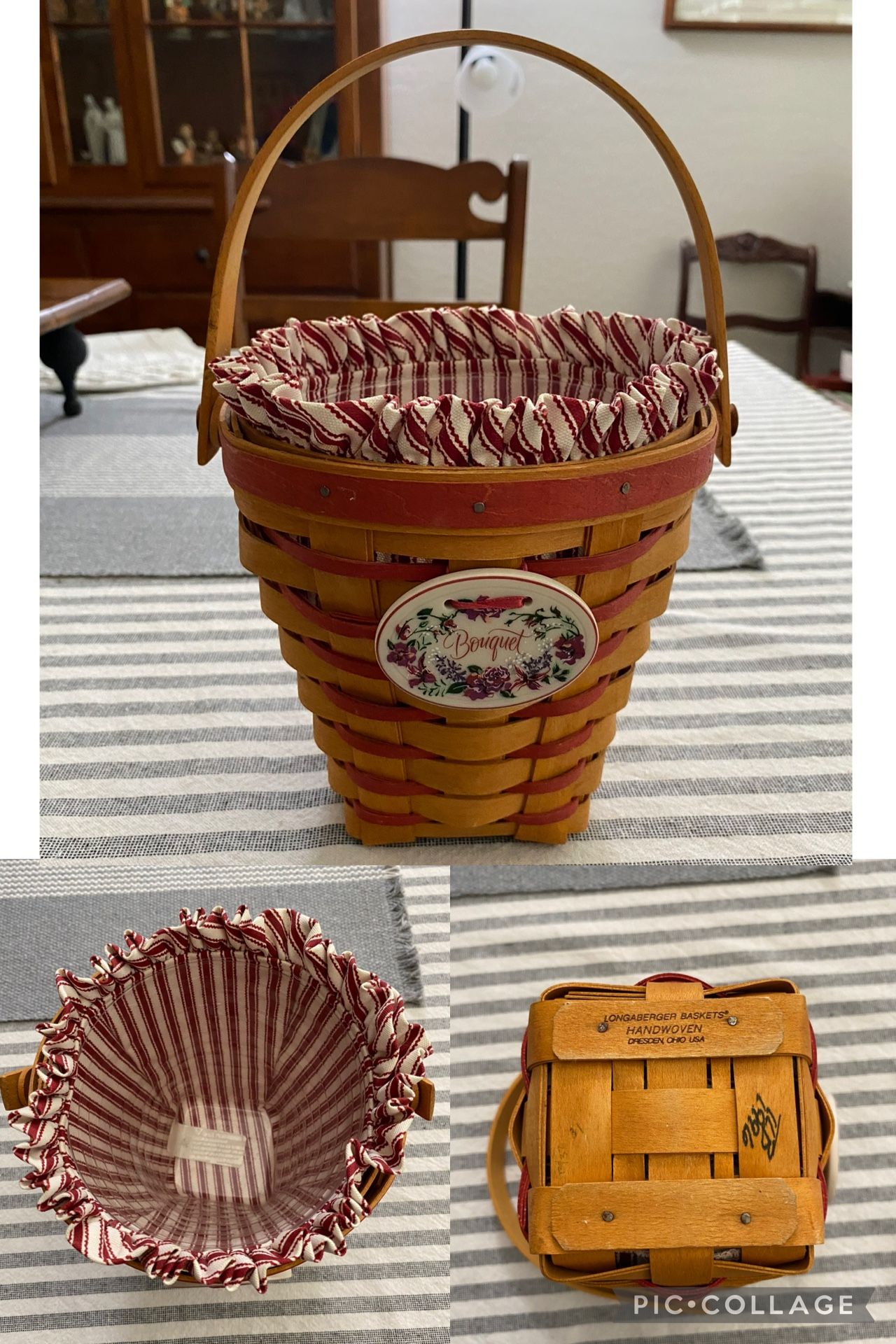 Longaberger 1996 Sweetheart Basket