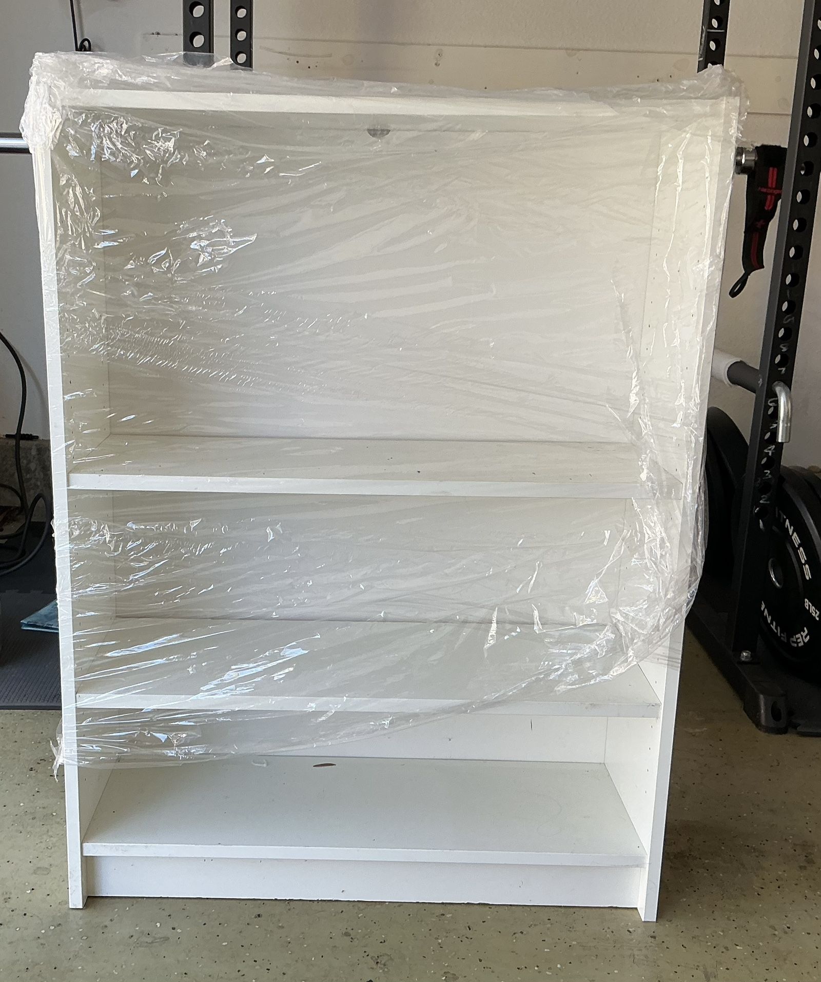 White 3 Rack Sturdy Wood Shelf For Storage…