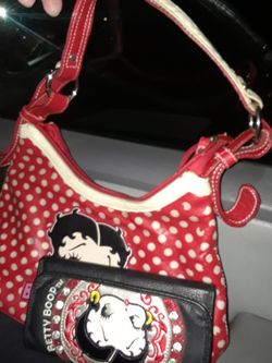 Betty Boop purse with wallet