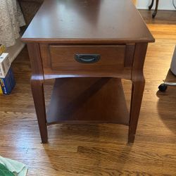 Estate Sale Wood Side End Table