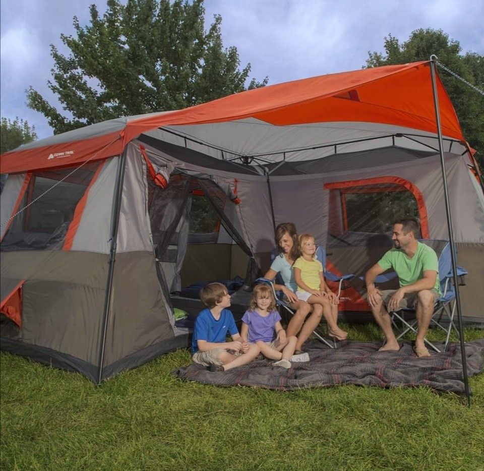 Ozark Trail 16x16 Instant Cabin Tent Sleeps 12