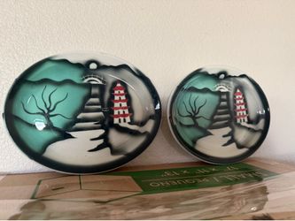 2 Vintage Tepco Plates
