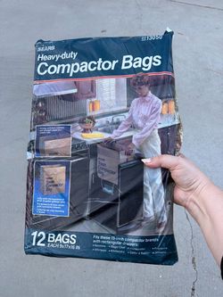 Sears Heavy-Duty Trash Compactor Bags 12-Pack