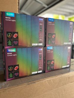 Govee LED Curtain Lights, Govee, Govee Lights, Govee LED Lights, Govee Immersion, Curtain Lights, LED Lights, LED, RGB Light, Smart Lights, LED Curtai