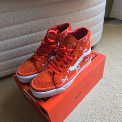 Vans Sk8-Hi- WTAPS Bones Orange- Size 6.5