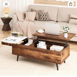 Lift Top Coffee table with Storage