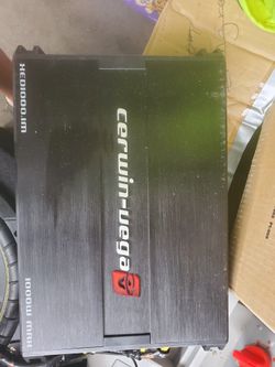 1000 Watt Amp With 10 Inch Kicker