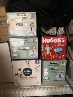 Diapers size 1 &2