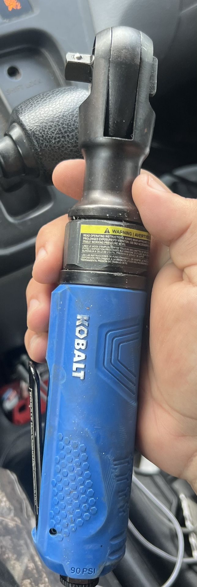 Kobalt air ratchet wrench and Kobalt Angle Die Grinder.