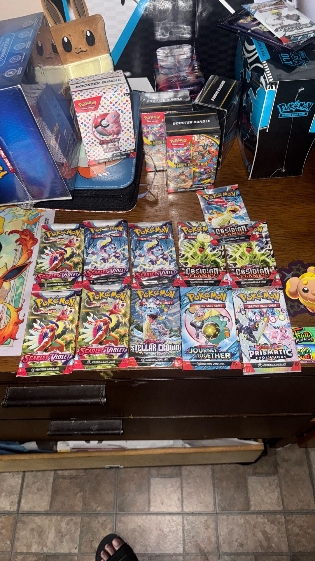 Pokemon Cards Single Booster Packs  Prismatic Evolutions Scarlet And Violet Stellar Crown Journey Together