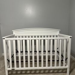 Graco Benton 5-in-1 Convertible Crib (White)
