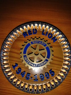 Red Lion Rotary paper weight