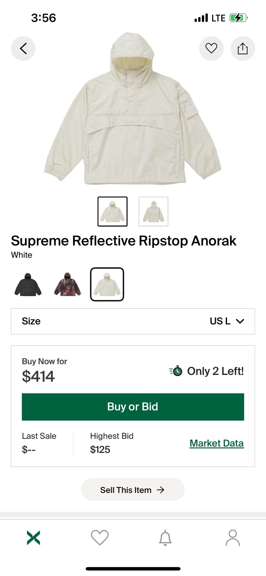 Supreme Reflective Ripstop Anorak