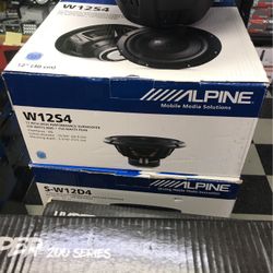 Alpine 12 Inch Subwoofer On Sale For 69.99