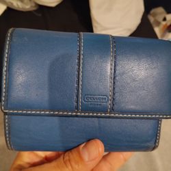 COACH Trifold Small Wallet Credit Card Holder
