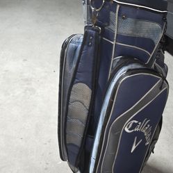 Callaway cart bag and TaylorMade R9 Driver