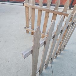 Wood New  Fence 148 Inches LONG  300 Wood 43 Hight 