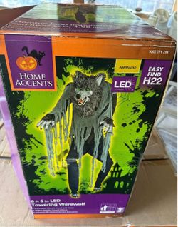 New Halloween Werewolf Statue