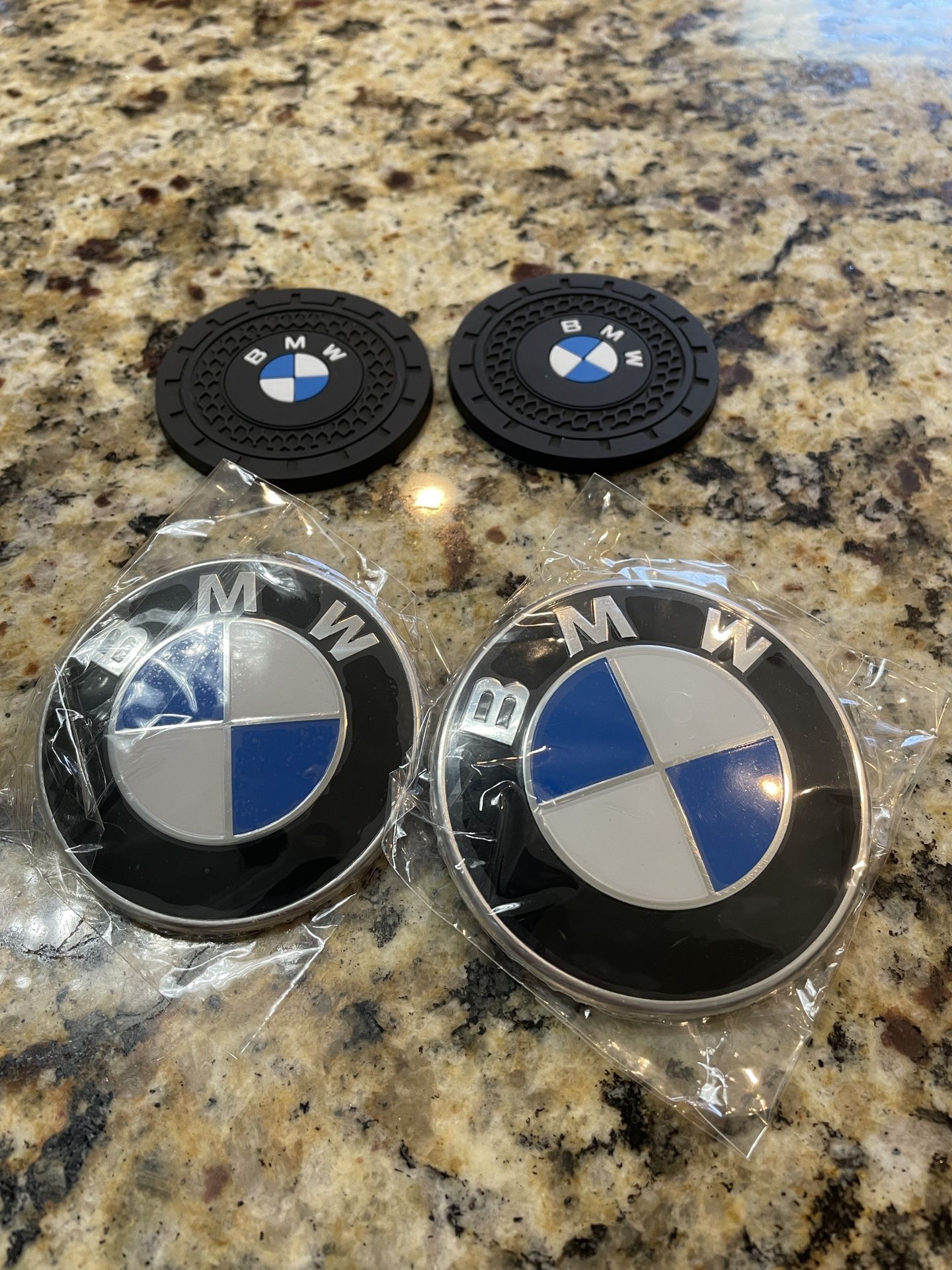 BMW EMBLEMS HOOD X5 X6 And Cup Mat