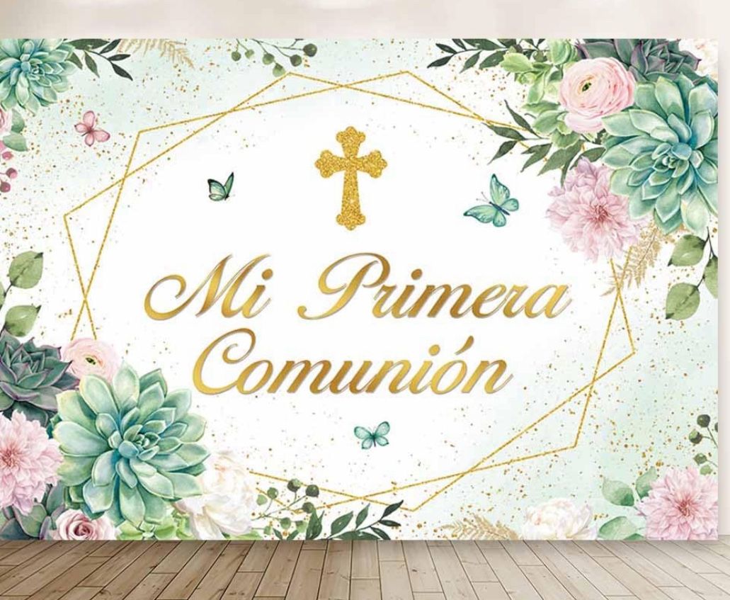 Mi Primera Comunion Banner 
