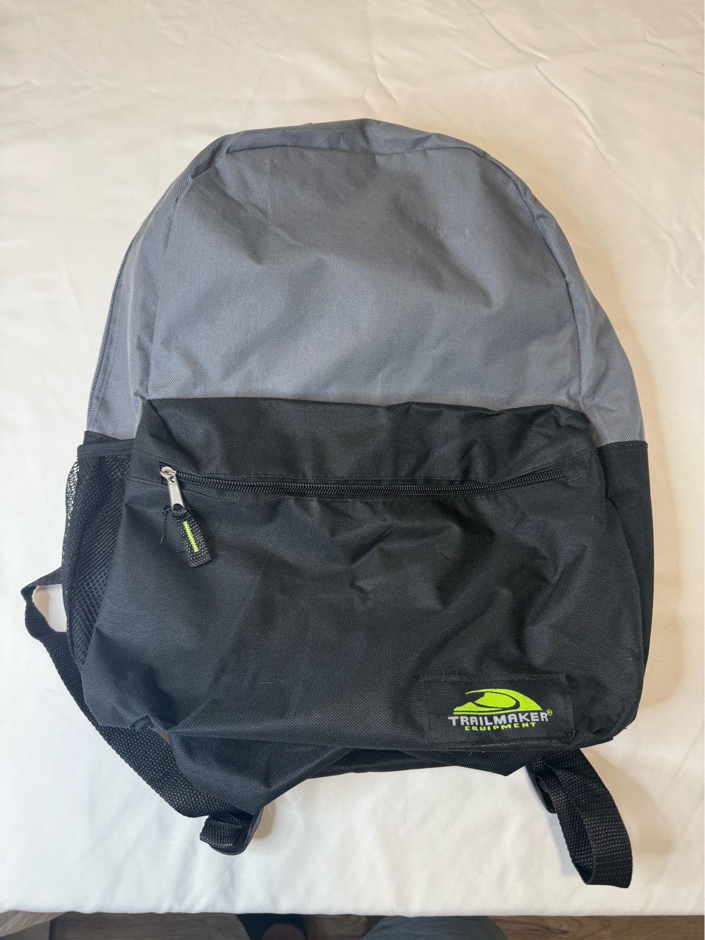 Trailmaker Equipment Backpack – Gray & Black School/Travel Backpack