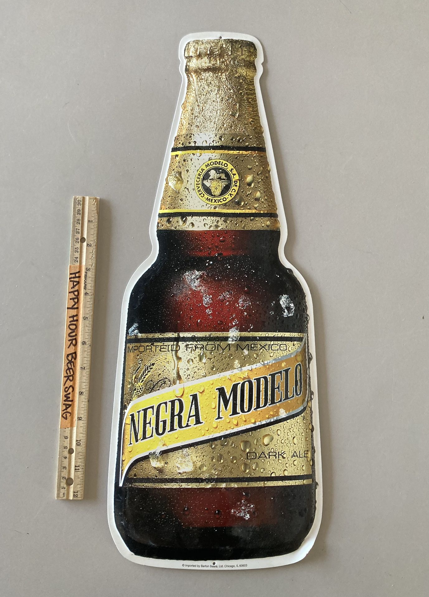 🔥 Modelo Negra Metal Beer Bar Tin Sign 