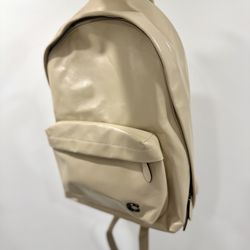 white coach backpack