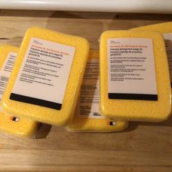 All Purpose Sponges 5PK.  NEW.