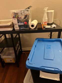 desk and chair