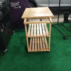 Kitchen Cart With Locking Wheels