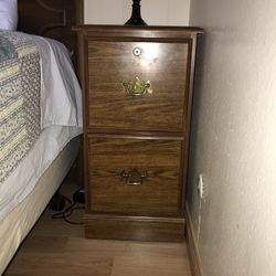 Small table with drawers