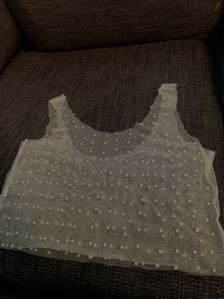 Bedazzle Beaded Shear Shirt 