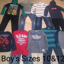 Boy's Sizes 10 & 12 Bundle
