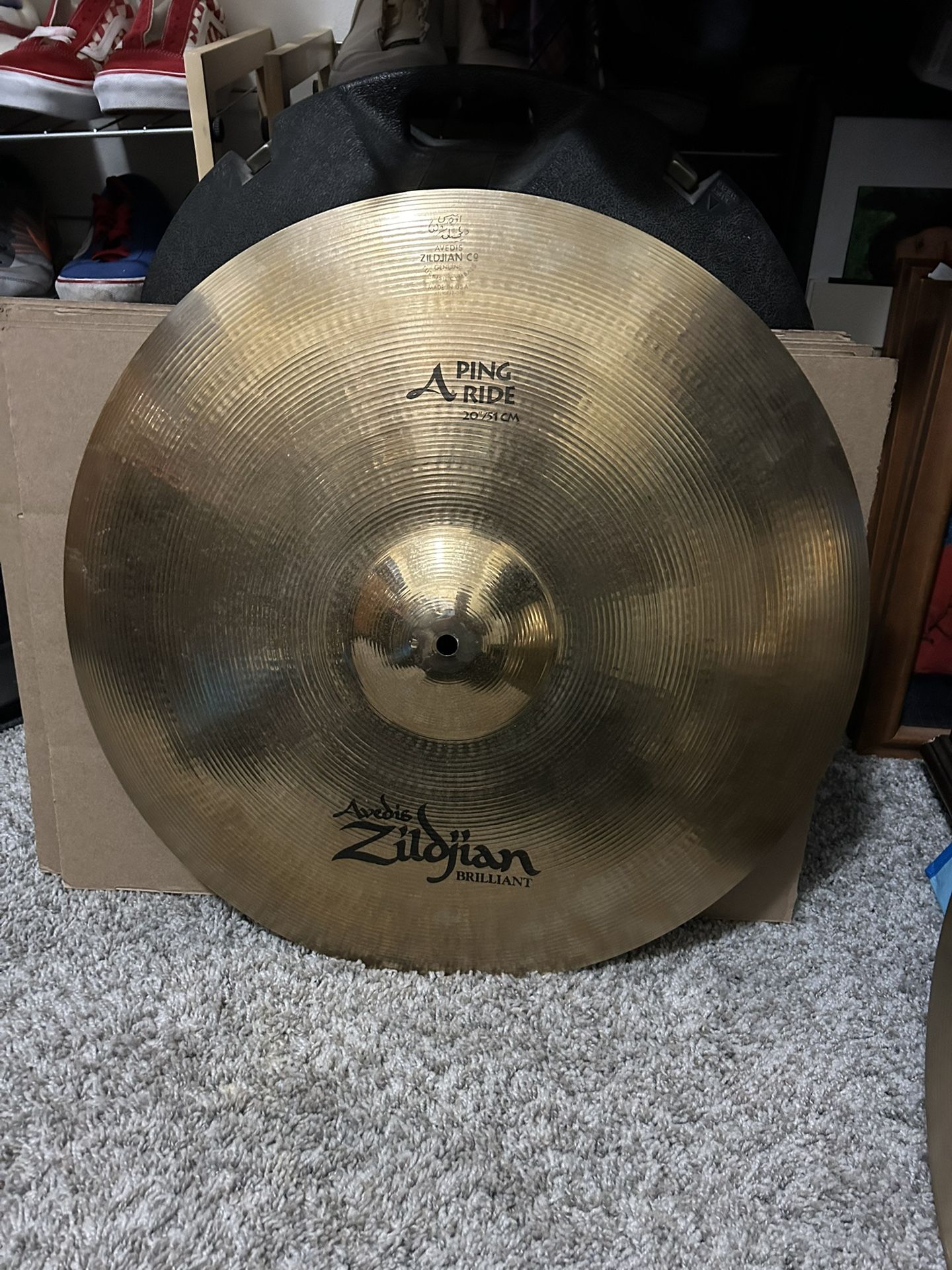 20 Zildjian ping Ride New Come