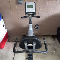 Grey Black & Silver Schwinn Bike Exercise Machine