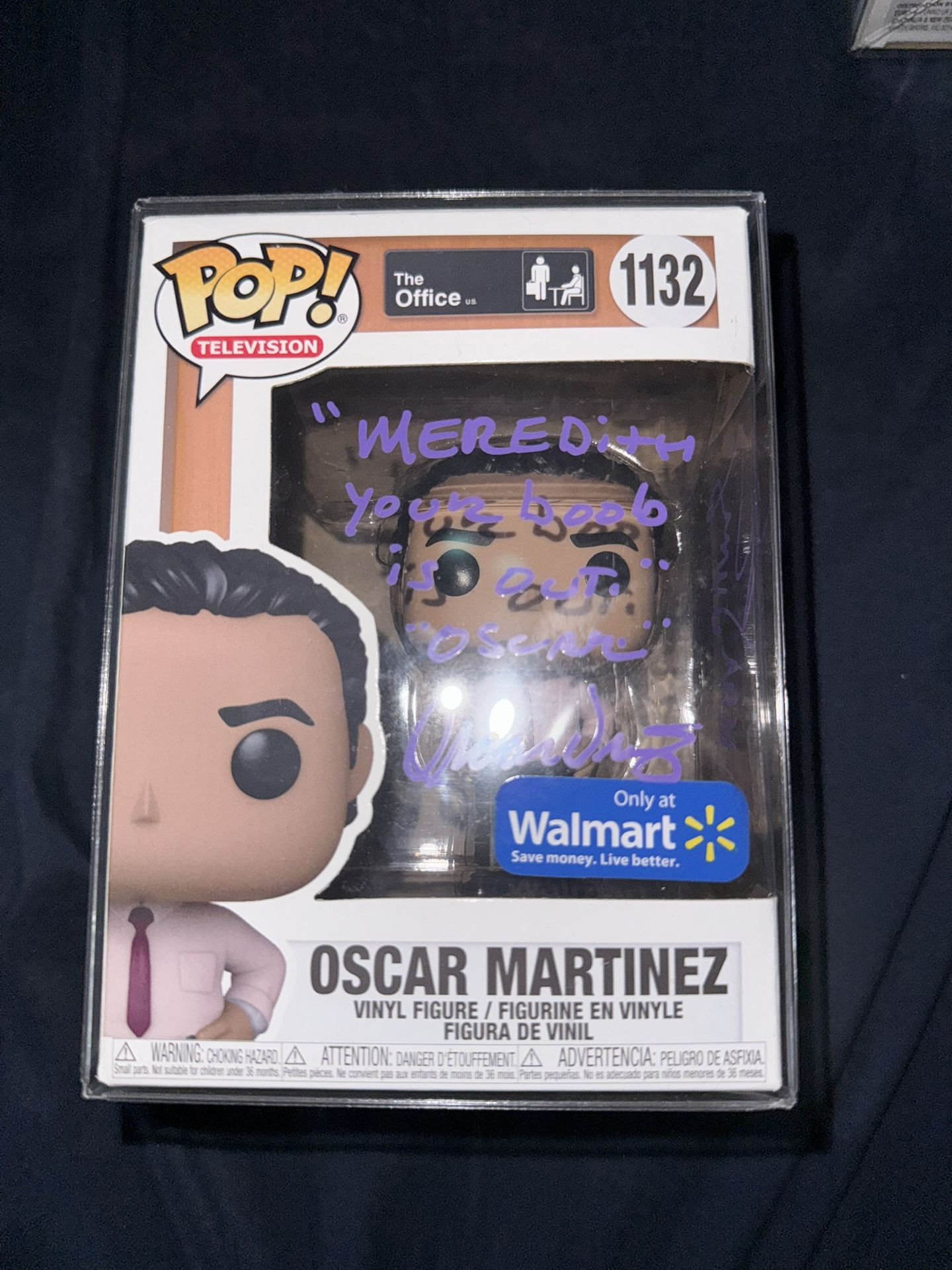 The Office Oscar Martinez Signed Funko Pop