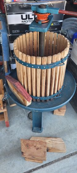 Vintage Italian Wine Press / Fruit Press