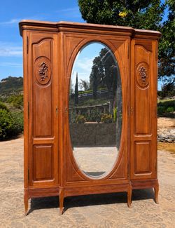 Vintage French armoire