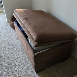 Free Love Seat, Chair, and Storage Box