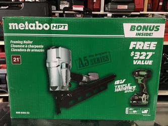 METABO KNR83A5(S)M TOOL COMBO KITS W/ DRIVE AND BATTERY (NEW IN BOX)