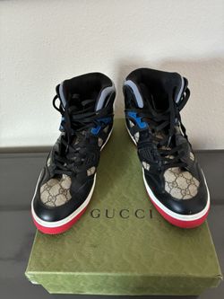 Gucci Basket High-Top Sneakers Authentic
