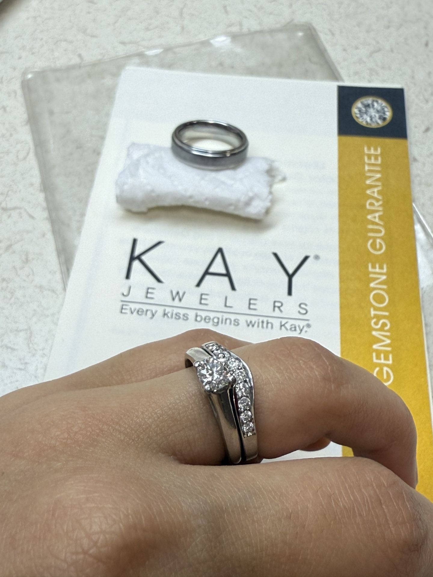 Elegant Matching Wedding Bands – His & Hers (Like New)