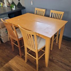 Dining Bar Table and Chairs