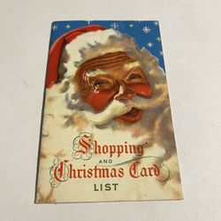 Vintage 1959 Anthony Wayne Bank Ft Wayne Shopping and Christmas Card List