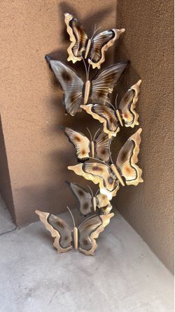 Metal Butterfly Wall Art