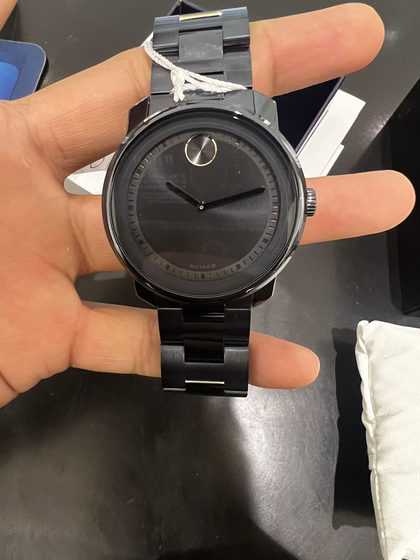 Movado Mens Black Watch for Sale in Orangeburg, NY - OfferUp