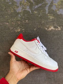 Nike Air Force 1 Low, White/University Red