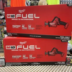 Milwaukee M18 Fuel Hack Zall One-Handed Reciprocating Saw $159 Each.